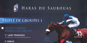 results horses Saubouas stud