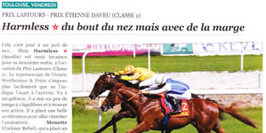 results horses Saubouas stud