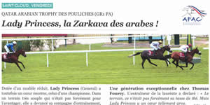 results horses Saubouas stud