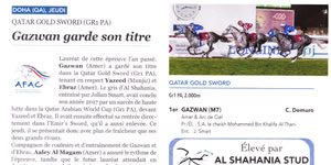 results horses Saubouas stud