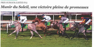 results horses Saubouas stud