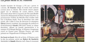 results horses Saubouas stud