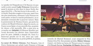 results horses Saubouas stud