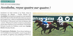 results horses Saubouas stud