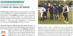 results horses Saubouas stud