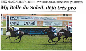 results horses Saubouas stud