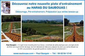 results horses Saubouas stud