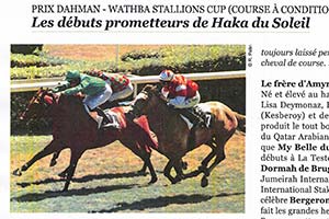 results horses Saubouas stud