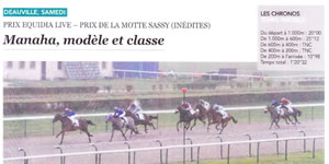 results horses Saubouas stud