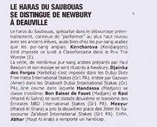 results horses Saubouas stud