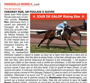 results horses Saubouas stud